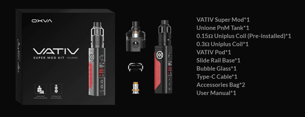 OXVA VATIV LIMITED EDITION PACKAGE