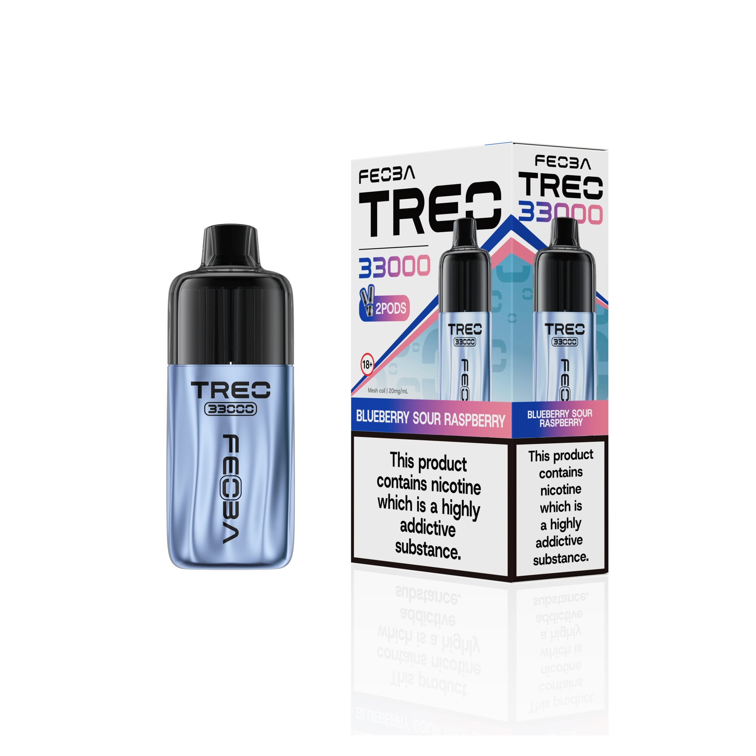 feoba-treo-33k-kit-BLUEBERRY SOUR RASPBERRY FEOBA TREO 33K PRE-FILLED VAPE KIT - Image 4