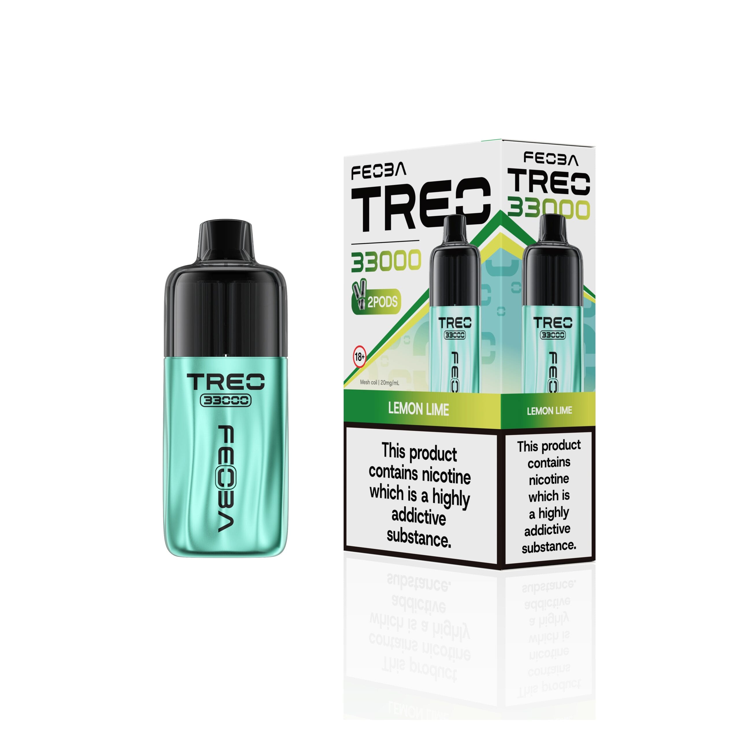 feoba-treo-33k-kit-LEMON LIME FEOBA TREO 33K PRE-FILLED VAPE KIT - Image 11
