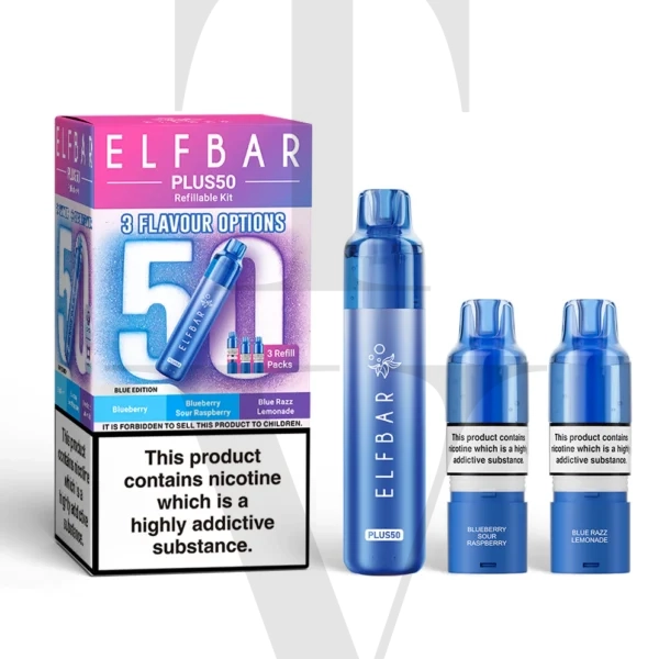 ELF BAR PLUS 50 PRE-FILLED KIT 100k BUNDLE