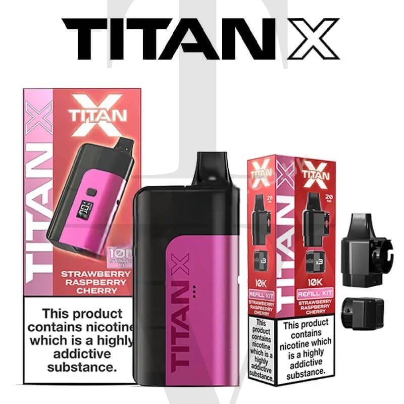 Titan-X-Prefilled-Pod-Kit-50K-bundle TITAN X 10K PRE-FILLED POD VAPE KIT - 50K BUNDLE - Image 1