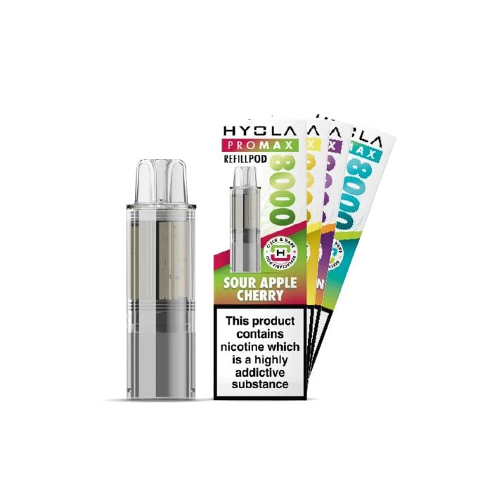 hyola-pro-max-8000-puffs-prefilled-pods-40K- HYOLA PRO MAX 8000 PRE-FILLED POD VAPE KIT - 40K BUNDLE - Image 2
